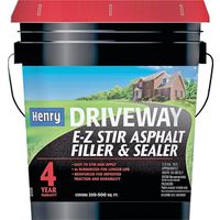 Henry HE200074 Filler and Sealer Liquid Black/Brown 4.75 Gal Pail 5 Gal DRWay Sealer