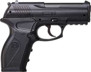 Crosman C11 Air Pistol - 0.177 in Caliber, 480 fps, 20 Shot, Semi-Auto Repeater Trigger