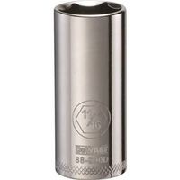 DEWALT DWMT88990OSP Drive Hand Socket, 11/16 in Socket, 3/8 in Drive, 6-Point, Steel, Polished Chrome Vanadium