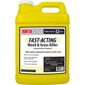Ragan & Massey RM18 Series 75437 Fast-Acting Grass and Weed Killer, Liquid, 2.5 gal