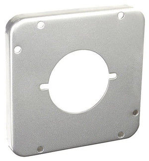 Southwire 72C44 Box Cover, 1/2 in L, 4-11/16 in W, Square, 1-Gang, Steel, Galvanized