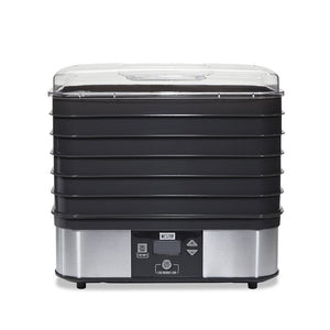 Weston 75-0401-W Digital Food Dehydrator, 500 W, 6-Tray, Black, 13-1/2 in W x 10-1/2 in D x 11 in H