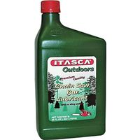 Warren 702278 Bar and Chain Oil, Clear, 425°F Flash, 1 Qt Prem SAE30