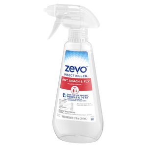 Zevo 810121290238 Ant Roach and Fly Multi-Insect Killer, Liquid, Trigger Spray Application, 12 oz