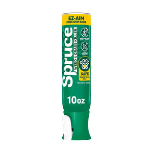 Spruce 810121300395 EZ-AIM Weed and Grass Killer, Aerosol, Spray Application, 10 oz