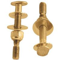 Plumb Pak PP830-56 Snap-Off Brass Bolt Set 5/16 in W x 2-1/4 in H