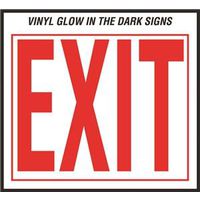 10x12 Glow Exit Sign