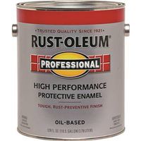 Rust-Oleum Professional Enamel, Gloss, Safety Red, 1 Gal Can Paint Rust Obs VOC Sfty R