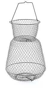 South-Bend B666 Wire Fish Basket, Round, 13 in W, 13X18