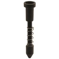 Make-2-Fit Plunger Latch, Nylon, Black, for 3/8" and 7/16" Screen Frames (PL 7777)