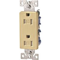 Eaton Wiring Devices TR1107V-BOX Duplex Receptacle, Ivory, 15 A, 125 V, NEMA 5-15R