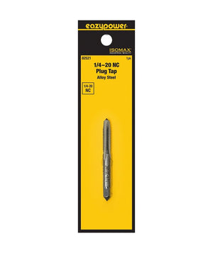 Isomax 82521 Tap, 1/4-20 Thread, NC Thread, Plug Chamfer, Tungsten Steel