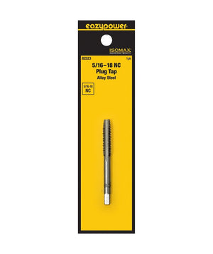 Isomax 82523 Tap, 5/16-18 Thread, NC Thread, Plug Chamfer, Tungsten Steel