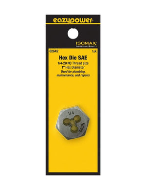 Isomax 82642 Fractional Die, 1/4-20 Thread, NC Thread