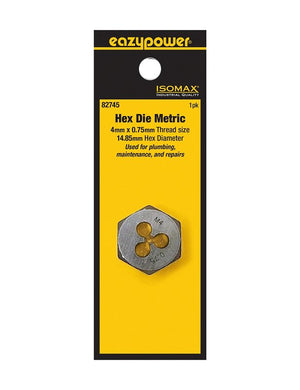 Isomax 82745 Metric Die, M4x0.75 Thread, Tungsten Steel