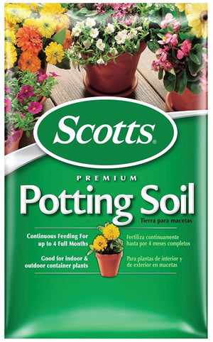 Scotts 70751750 Premium Potting Soil, Solid, 1 cu-ft Bag