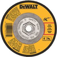 DEWALT DW4548 Grinding Wheel, 7 In Dia, 1/4 In Thick, 5/8-11 In Arbor, 24 Grit, Coarse, Aluminum Oxi