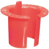 Halex 75400 Anti-Short Bushing, PVC, Red, 35 Pack