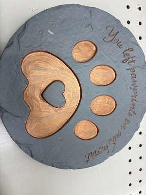 Pawprints Garden Stepping Stone