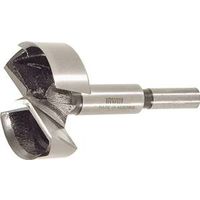 Irwin Forstner Bit, 1-1/2 In Dia, 3-1/2 In OAL, 1-Flute, 3/8 In Dia Shank, Reduced Shank
