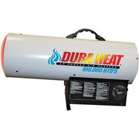 Dura Heat GFA125A Forced Air Heater, 100 lb Fuel Tank, Liquid Propane, 70,000-125,000 BTU, 99% Efficiency