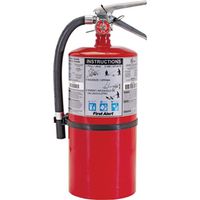 First Alert PRO10 Rechargeable Fire Extinguisher, 10 lb, Monoammonium Phosphate, 4-A:60-B:C