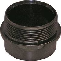 Canplas 1-1/2" Pipe Adapter, Spigot x MNPT, ABS, Black, Schedule 40 (102801BC)