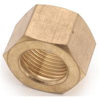 Anderson Metals 1/4" Diameter Brass Compression Nut (730061-04)