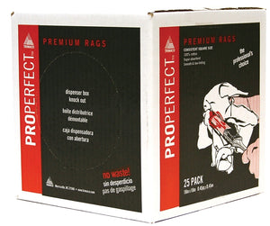 Trimaco 80025 Painter's Rag, 18 x 18 in, Cotton, White - 18X18 Properfect Wipers 2