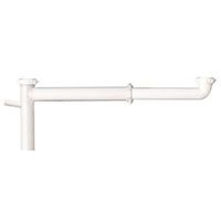 Plumb Pak PP919W End Waste Outlet, 1-1/2 in, Slip, Plastic, White 1-1/2X16