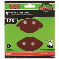 5" 120 Grit 8 Hole Hook and Loop Sanding Discs