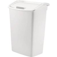 Rubbermaid 2803 FG280300WHT Waste Basket, 45 Qt Capacity, White, 22 In H, 11 Gal, 42 L