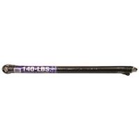 Prime-Line 1-19/64" OD Extension Spring, 25" OAL, Galvanized Carbon Steel, Loop End, 140 lb