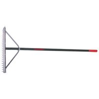 Razor-Back Landscape Rake, 24" Wide Head, 4.5" Long Head, 24 Tines, Aluminum Head