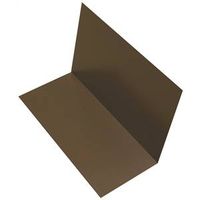 Amerimax Step Flashing, 3" L x 4" W, Steel, Brown (Model 6974319BX)