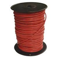 Southwire 10RED-SOLX500 Series Building Wire, Red Sheath, 10 AWG, 1-Conductor, 500 ft, Copper