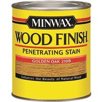 Minwax Wood Stain, Golden Oak, Liquid, 0.5 pt Can