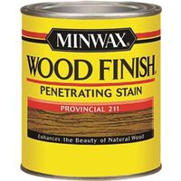 Minwax Wood Stain, Satin Provincial, Liquid, 0.5 pt Can