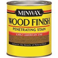 Minwax Wood Stain, Early American, Liquid, 0.5 Pt Can