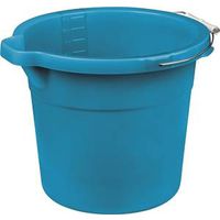 Sterilite Spout Pail, 12 Qt, Plastic, Blue