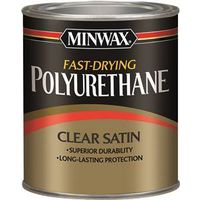 Minwax 4444 Oil-Based Polyurethane, Clear, 0.5 pt Can