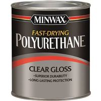 Minwax 230004444 Polyurethane Oil Base Clear Gloss Liquid 0.5 pt Can