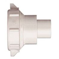 Plumb Pak PP55-8W Reducing Coupling, 1-1/2 x 1-1/4 in, Slip Joint, Polypropylene, White