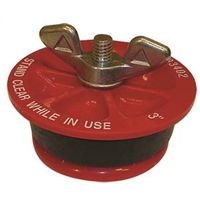 Oatey 3-Inch Plastic Test Plug, Red (Model 33402)
