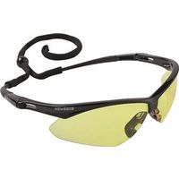 Jackson Safety 25659 Safety Glasses, Hard-Coated Polycarbonate Lens, Wraparound Nylon Frame, Black