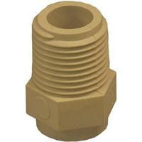 Nibco 1/2" CPVC Pipe Adapter, Slip x MIP, SCH 40