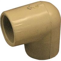 Nibco 1/2" CPVC Pipe Elbow, Slip x Slip, 90° Angle, Schedule 40, 140 PSI