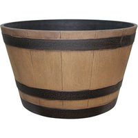 Whiskey Barrel Planter 15.5 in