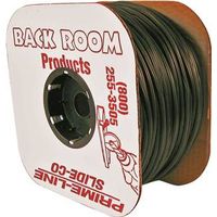 Make-2-Fit Round Screen Retainer Spline, 0.14 in D, 500 ft L, Vinyl, Black