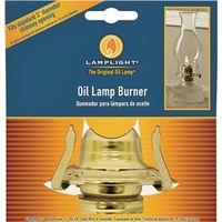 Lamplight 31507 Oil Lamp Burner, Steel LG BRS Lamp Burner